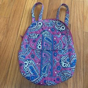 Purple and blue Vera Bradley backpack